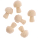 Puidust seened, 6tk 23x30 mm