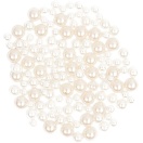 Rhinestones beads white approx. 130 pieces