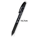 Erasable ballpoint pen, black 