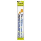 Polüamiid lapik pintsel 3tk