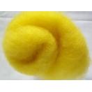 Felting wool 15g light yellow