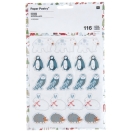 Stickers Winter Forest 6 pages 138 pc/ blue