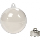 Plastic ball for decoration 2-parts d-5cm