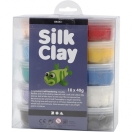 Modelleerimismass Silk Clay komplekt 10x40gr Basic1