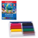 Plastiliin Erich Krause Art Berry 8 värvi x 18g + plastnuga