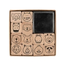 Stamp set/ Animal Faces