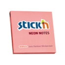 Sticky Notes 76x76mm, neon pink