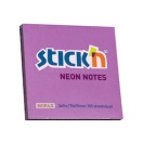 Sticky note 76x76mm neon violet
