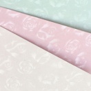 Decorative Paper A4, 220g, 5p / Small roses white