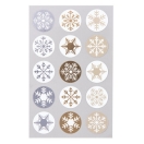 Stickers Ice Crystals 4p