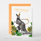 Greeting card/ Unicorn KANGAROO