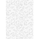 Embossed Card Roma A4 white