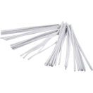 Pipe Cleaners, thickness 6 mm, white, 50pcs