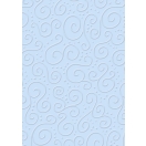Embossed Card Milano A4 light blue
