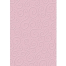 Embossed Card Milano A4 pink