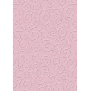 Embossed Card Milano A4 pink