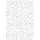 Embossed card 50x70cm, Roma white
