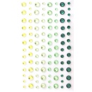 Iseliimuvad kristallid 3-6mm, 104tk/ roheline