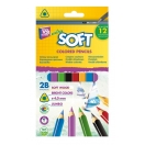 Extra Soft Colored Pencils, 12pcs