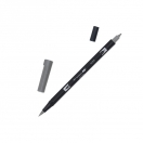 Calligraphy marker Tombow double nib, cool gray