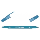 Tombow TwinTone Dual-tip 0,3mm, 0,8mm, turquoise