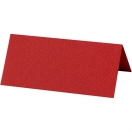 Place card 9x4cm, 10pcs, red