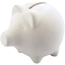 Piggy Bank h.9cm, l-11cm
