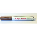 Akrüülmarker Acryl Opaque 3mm/ tumepruun
