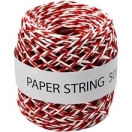 Paper String 50m/ Red/white