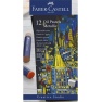 Õlipastellid Faber-Castell 12tk metallik