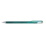 Gel Pen Pentel Hybrid DualMetallic 1mm, green