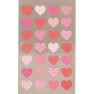 Stickers, hearts multicolor