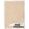 CraftFelt A4 21x30cm 10pcs, light skin tone