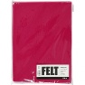 CraftFelt A4 21x30cm 10pcs cerise