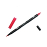 Calligraphy marker Tombow double nib, scarlet