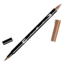 Calligraphy marker Tombow double nib, saddle brown