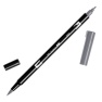 Calligraphy marker Tombow double nib, cool grey 7