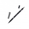 Kalligraafiline marker pintsel-pliiats Tombow N35, topelt ots, cool grey