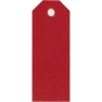 Manilla Tags, red, size 3x8 cm, 220 g, 20pcs