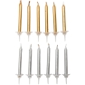 Set Candle silver-gold p24cs
