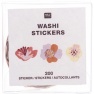Washi kleepsud, lilled, 200tk
