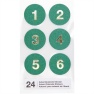 Stickers, Advent calendar Green