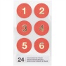 Stickers, Advent calendar Red