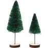 Christmas Spruce Trees, H: 40+60mm, 5 pc, 1 Pack