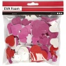 EVA Foam hearts Self-adhesive, 200pcs