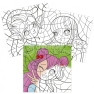 Värviraamat Graffy Pop Number 20x20cm 160gr Manga, 24l