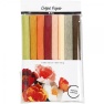 Crepe Paper, set, 8pcs, Mute colors