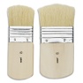 Set of 2 spalters, white bristle