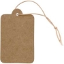Tags 25x40mm/ natural brown/ 20pc