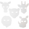 Masks, jungle animals 16pcs